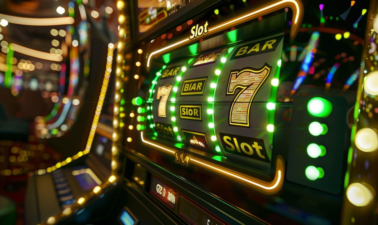 Meja permainan kartu dan dadu casino dengan suasana mewah